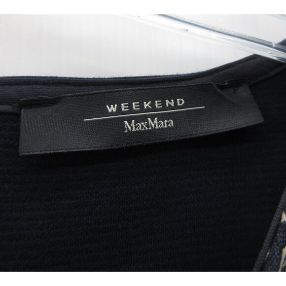 Max Mara Weekend Dress Medium Shift Jacquard Floral Career Zip Up - Picture 8 of 10